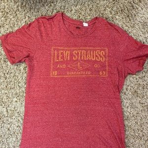 Red Levi Tee